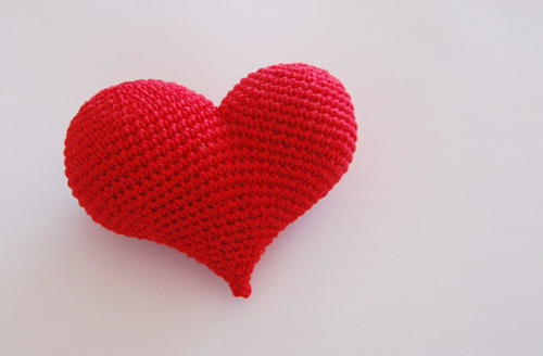Hướng dẫn móc len hình trái tim tặng bạn trai ngày Valentine
