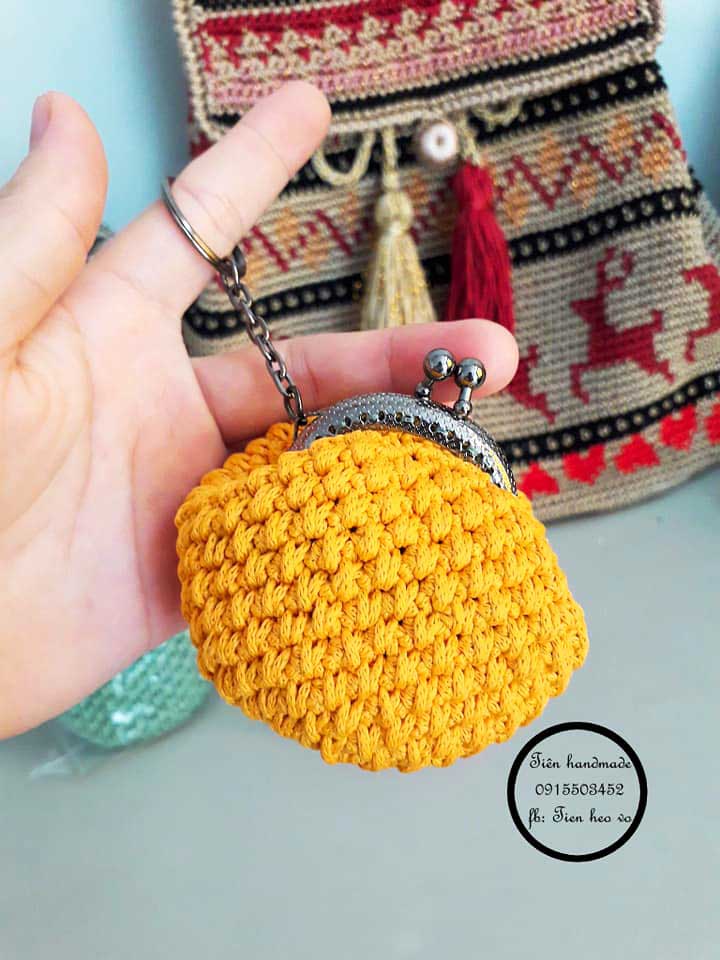 Chart túi móc khóa mini xinh yêu của tác giả Tiên Handmade
